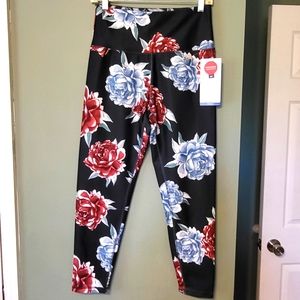 NWT Marika Circut reversible ankle leggings